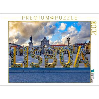 CALVENDO Puzzle Der Praça do Comércio im Stadtviertel Baixa | 2000 Teile Lege-Größe 90x67cm Foto-Puzzle für glückliche Stunden, von , Calvendo Puzzle