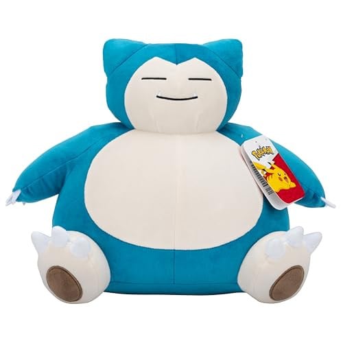 Pokémon Snorlax pluche knuffel, 30 cm