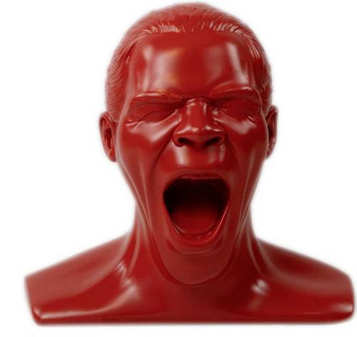 Oehlbach Scream Unlimited Plus Kopfhörerständer Passend für (Kopfhörer):On-Ear-Kopfhörer, Over-Ear-Kopfhörer Rot