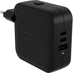 Hyper® HyperJuice 70W USB-C GaN Reise-Ladegerät (3C+1A) - Schwarz