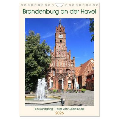 Brandenburg an der Havel - Ein Rundgang (Wandkalender 2026 DIN A4 hoch), CALVENDO Monatskalender