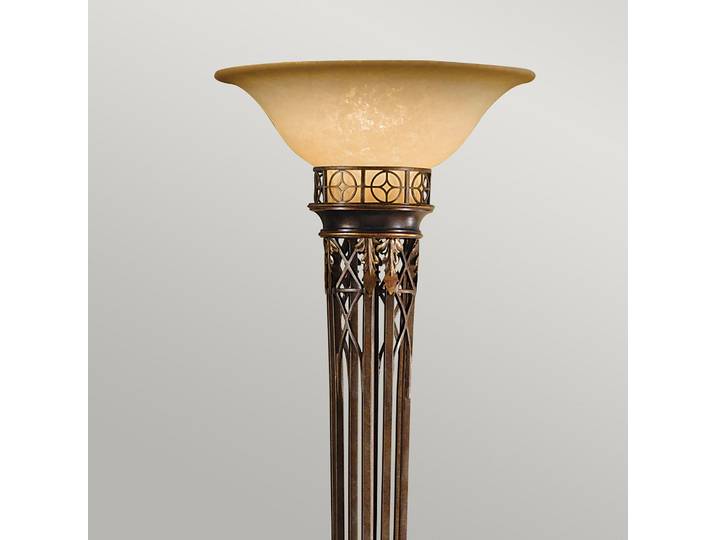 Opera Stehlampe gold brüniert Höhe 189 cm - FEISS - Antik - Metall - Einflammig