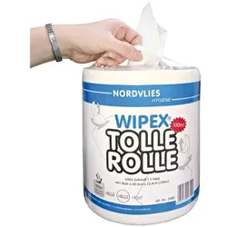 WIPEX Universal-Putztuchrolle weiß, 20.3 cm