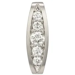 PLATINITY Anhänger 5 Brillanten zus. ca. 0,26ct Platin 950