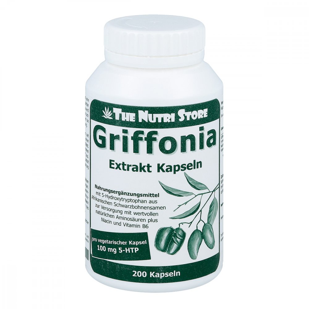Hirundo Products Griffonia 5 Htp 100 mg vegetarische Kapseln 07629971