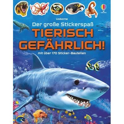 Der große Stickerspaß: Tierisch gefährlich!, Taschenbuch von Simon Tudhope, Usborne, 978-1-78941-617-6