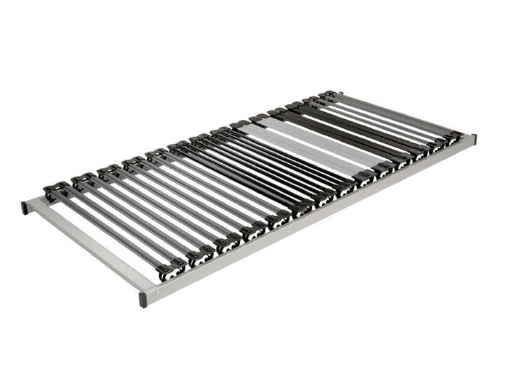 Lattenrost MONOFLEX 90 x 200 x 10 cm Grau/Schwarz