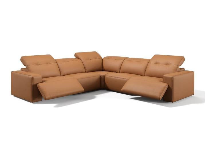 Leder Wohnlandschaft SORANO Ecksofa Eckcouch L-Form Relaxcouch