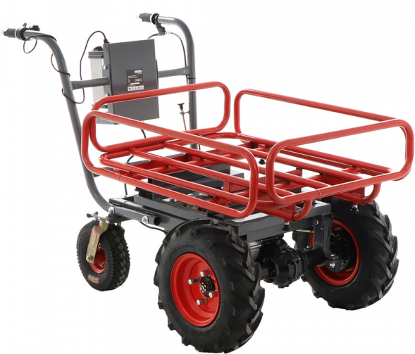 GeoTech CAR 300T-T PLUS - Carriola elettrica a batteria 40V 6Ah