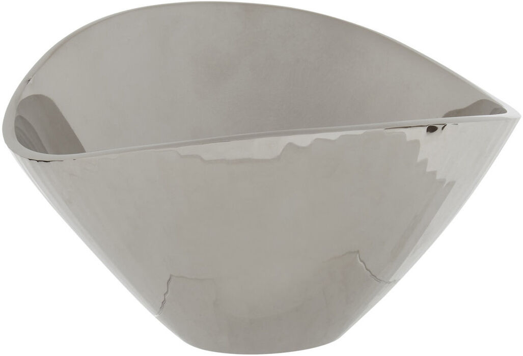 Metro Ashraff Metal Decorative Bowl 1 Silver 1