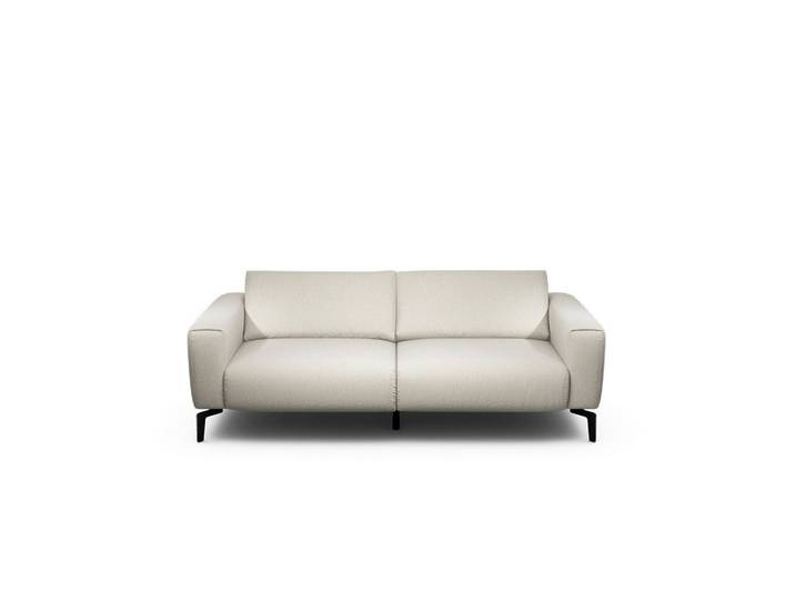 Sensoo 2,5-Sitzer Cosy, Natur, Metall, 220x86x86-94 cm, Stoffauswahl, Armteil links, rechts, Wohnzimmer, Sofas & Couches, Sofas, 2-Sitzer Sofas