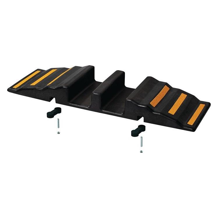HP Autozubehör Gummi-Schlauchbrücke L850xB380xH90mm 6 Reflektorstreifen (DH-HR-3)