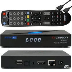 OCTAGON SFX6008 IP - H.265 HEVC HD E2 Linux Smart IPTV Receiver mit Sat to IP TV Client Support mit 300Mbit/s WLAN Stick