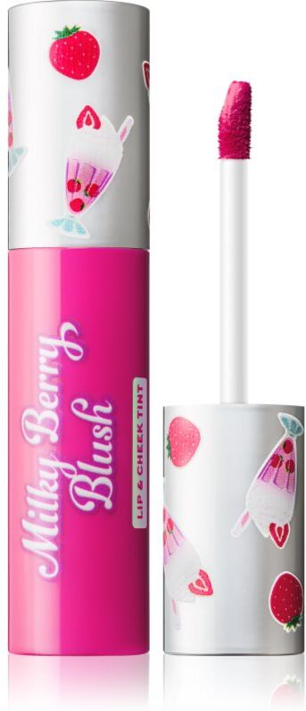 I Heart Revolution Milkshake Milky Berry Blush multi-purpose makeup for lips and face shade Berry Burst 10 ml