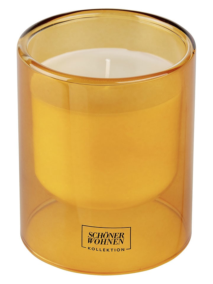 Schöner Wohnen Kollektion Duftkerze "Vanilla" in Orange - 222 g - onesize