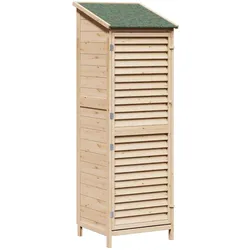 vidaXL, Gartenhaus + Gartenschrank, Aufbewahrungsschrank