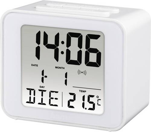 Hama 00186305 Funk Wecker Weiß Alarmzeiten 2