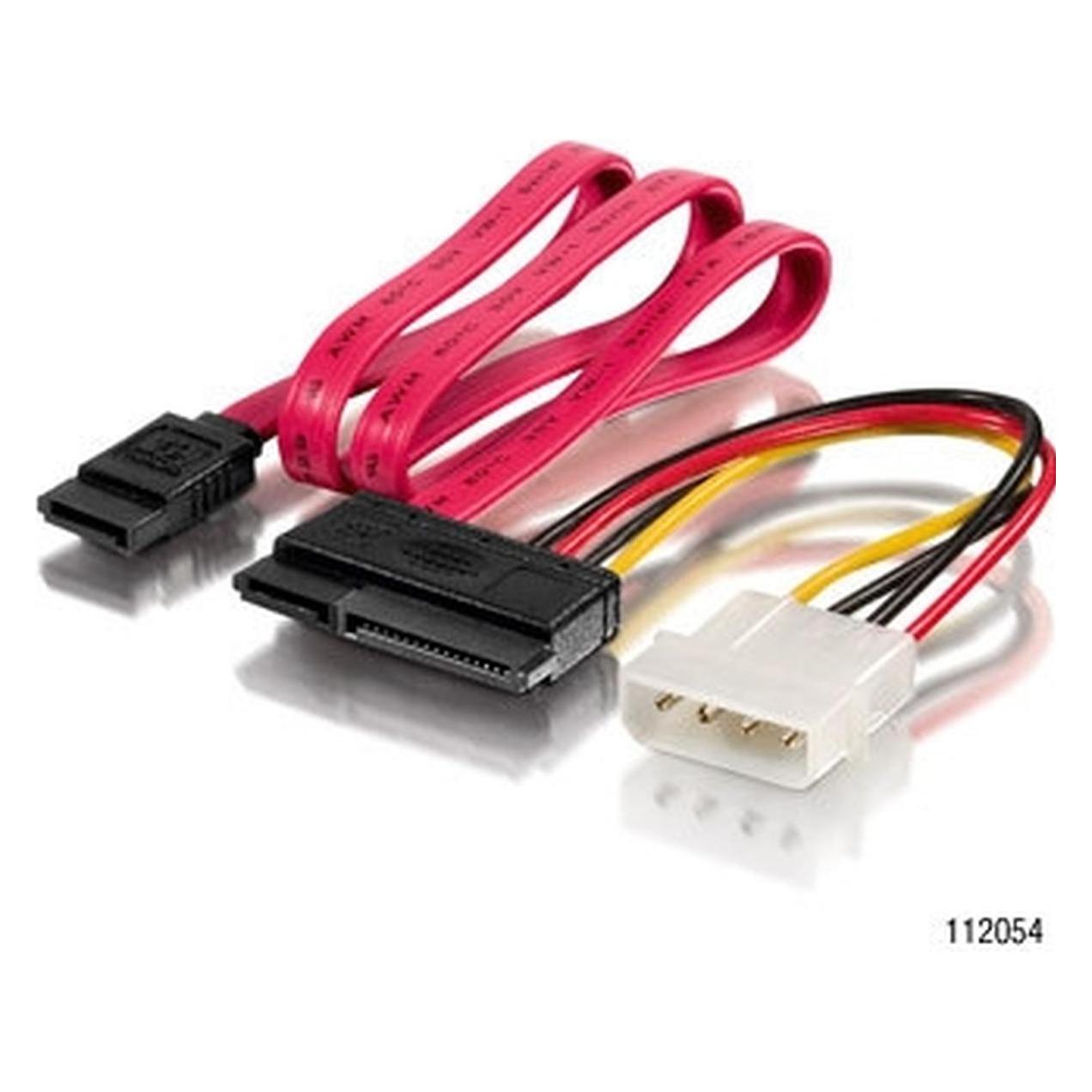 equip Serial ATA and Power, internal, 10 Pack (50 cm, 15 pin S-ATA, 4 pin Molex) (10x112054)