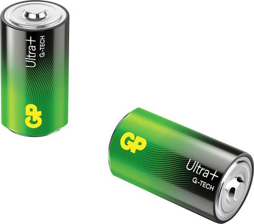 GP Ultra Plus Mono (D)-Batterie Alkali-Mangan 1.5 V 2 St.