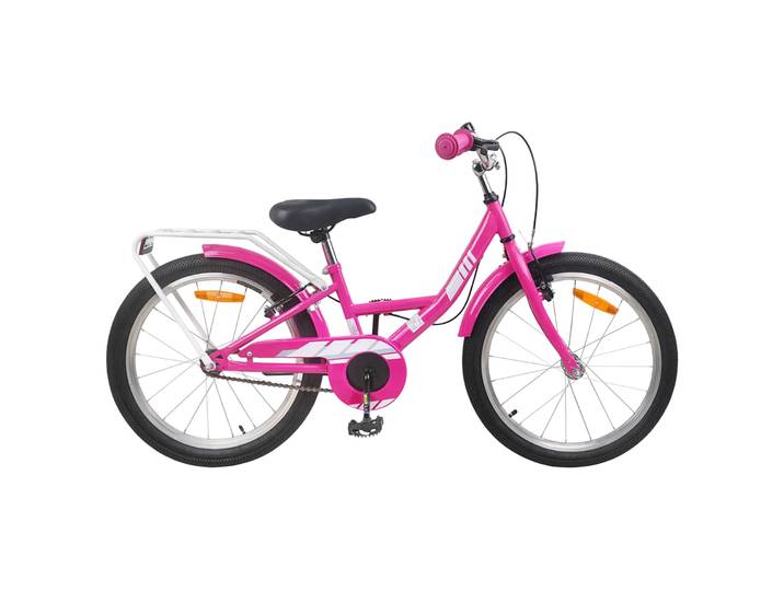 vidaXL Kinderfahrrad 18 Zoll für 5-7 Jahre alt Rosa