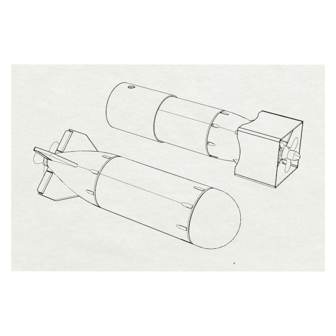 Brengun Mk24 Mine Fido" torpedo (BRL48107)