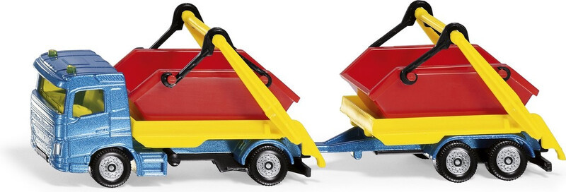 Siku kipper en trailer speelgoedvoertuig - multikleur - B/D/H: 15,2 x 3,5 x 4,7 cm