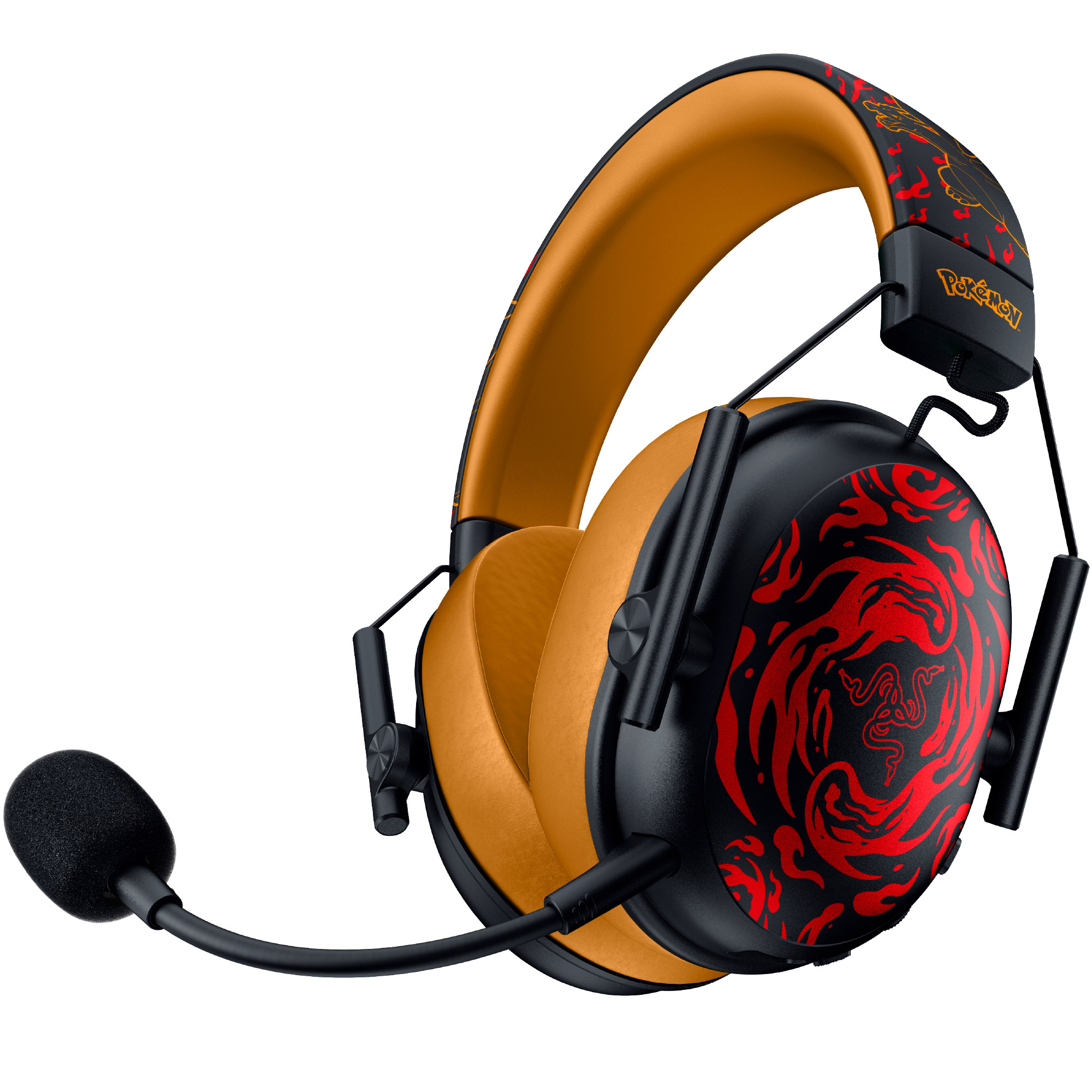 Razer BlackShark V3 X HyperSpeed Charizard Edition Wireless Gaming Headset - Pokémon Glurak, 2,4 GHz, Bluetooth, 7.1 Surround Sound