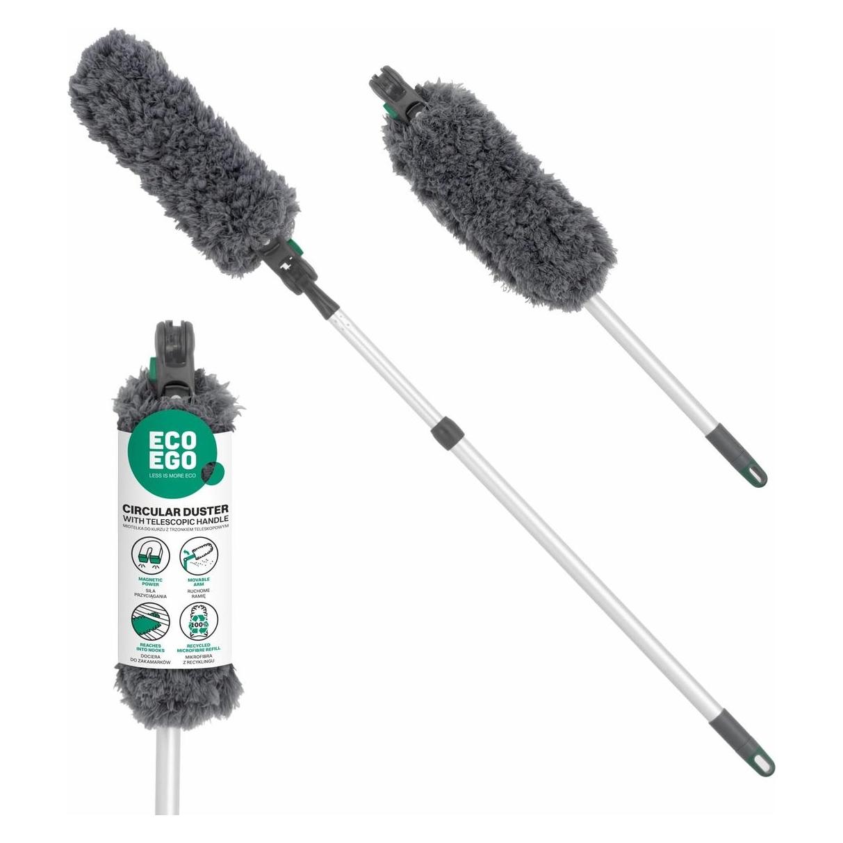 York Eco Ego Rundstaubwedel - Staubwedel mit Teleskopstiel - 62 bis 135 cm (72294792)