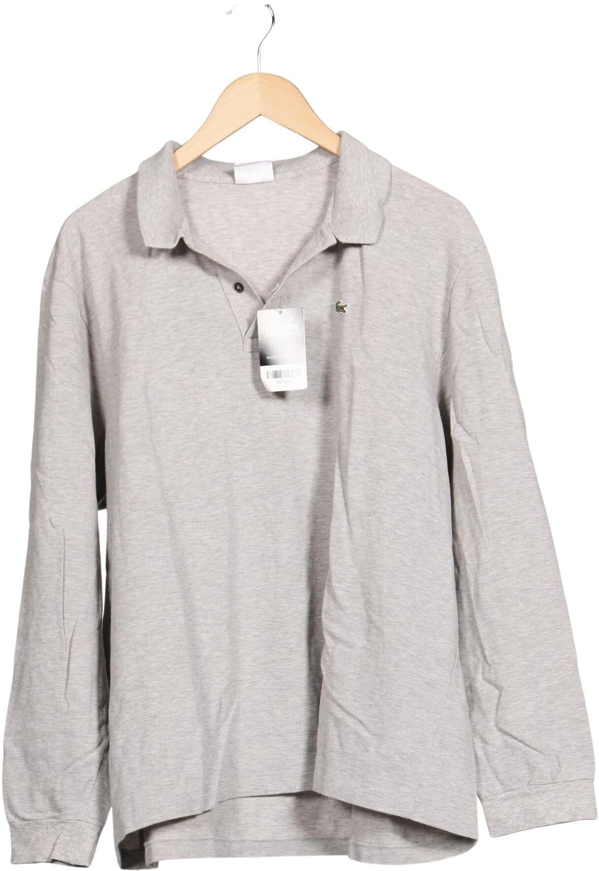 Lacoste Herren Poloshirt, Grau, Gr. 4XL (Lacoste 9), Baumwolle - Second Hand