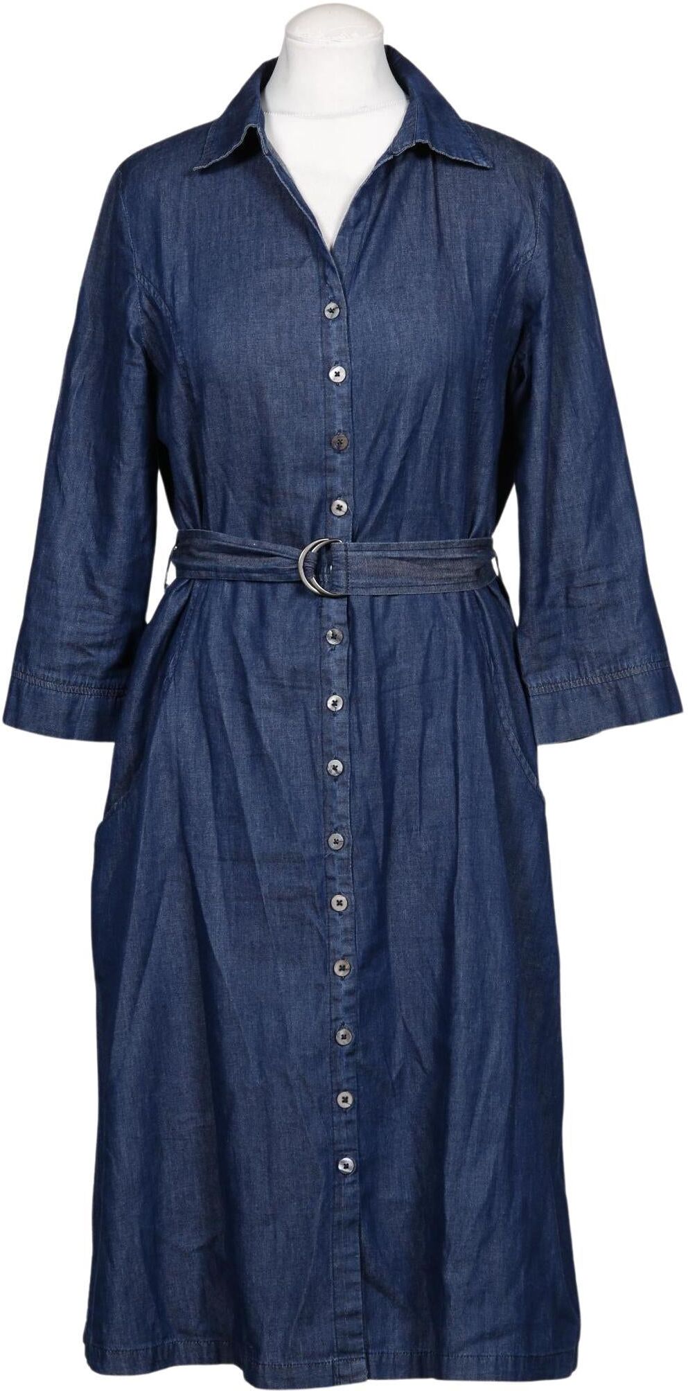 Thought Damen Kleid, Blau, Gr. M, Baumwolle - Second Hand