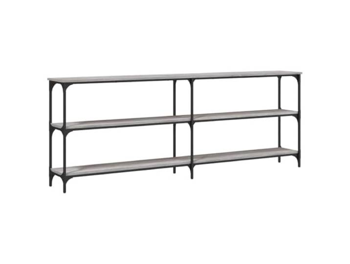 Heofavd Konsolentisch Grau Sonoma 200x29x75 cm Holzwerkstoff Metall