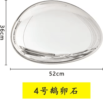 Inspire Curations Luxury Goose Egg Stone Pendant Wall Decor Modern Water Drop Acrylic Wall Accent xl.4