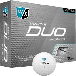 Wilson Staff DUO soft+ 12er Damen weiss