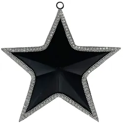 Dekohänger Tamin Stern schwarz 10cm