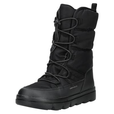 Snowboots GEOX "Geox Stiefel Lederimitat/Textil", Mädchen, Gr. 30, Textil, schwarz, Lederimitat, Textil, Schuhe Snowboots