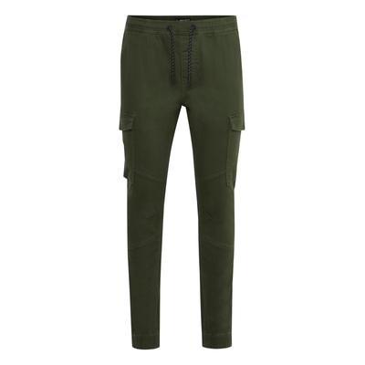 Cargohose 11 PROJECT "Cargohose PRGarik", Herren, Gr. XL, N-Gr, schwarz (schwarz forest), Obermaterial: 98% Baumwolle CO. 2% Elasthan EL., Hosen Cargohose