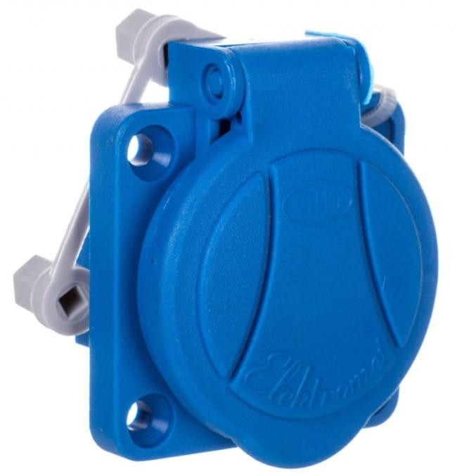 ELEKTROMET Blauw Inbouwstopcontact 16A 230V 2P+Z IP54 GN-16A