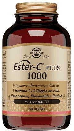 Solgar Ester C Plus 1000 Integratore Vitamina C 90 Tavolette