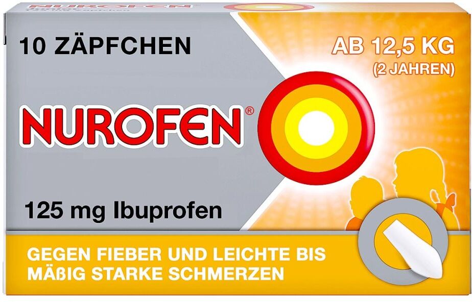 NUROFEN Junior 125 mg Zäpfchen für Kinder