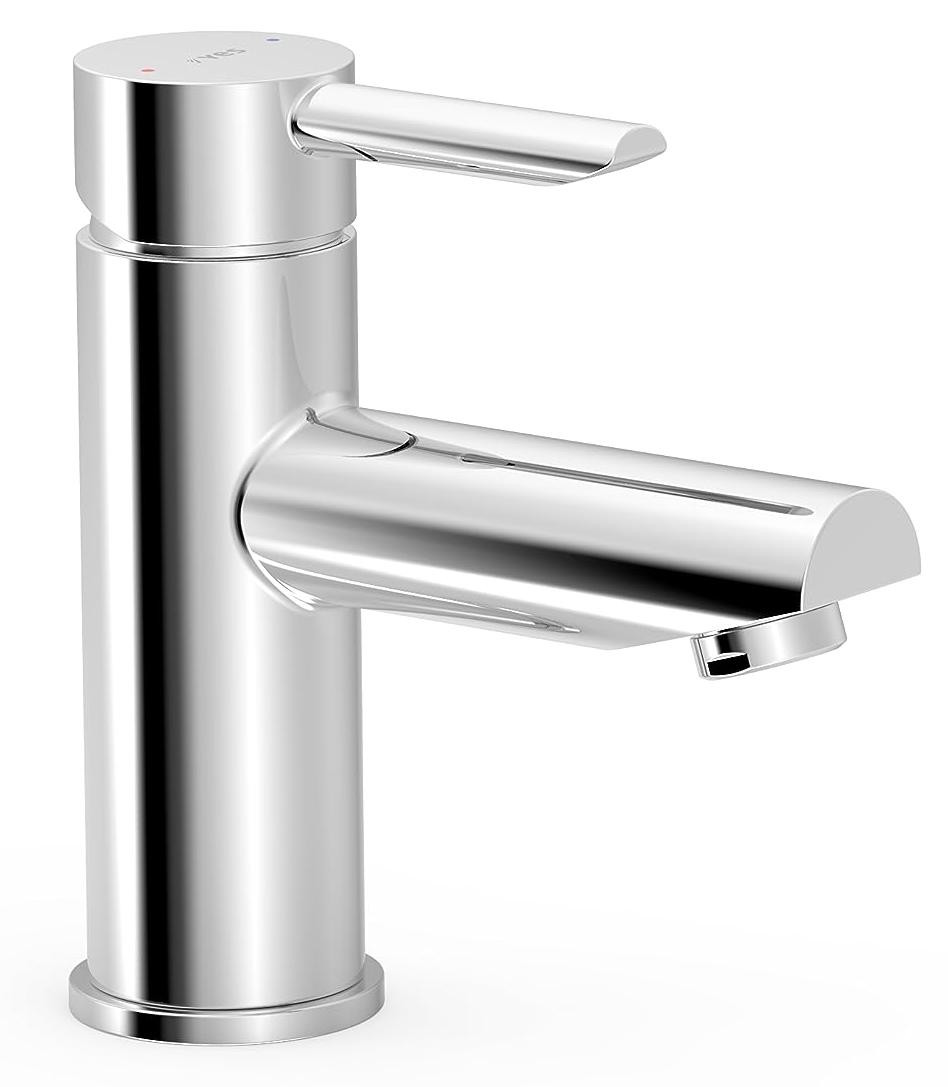 YES Baths Rin-collectie eenhendel mengkraan voor wastafel van messing