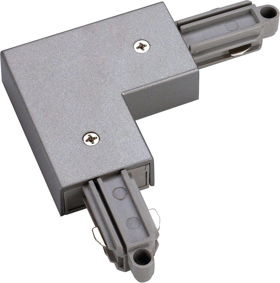 Slv Eckverbinder, Erde Außen, Grau - 1 Phasen Stromschienen 230v
