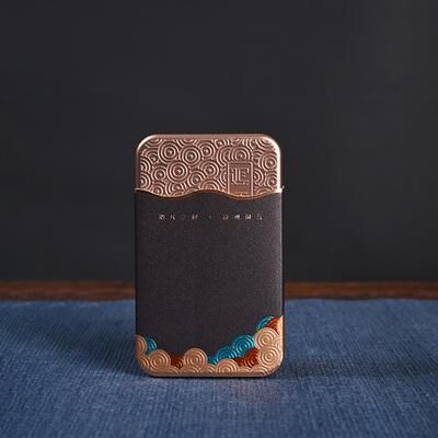 The Handy Homestead Premium Rectangular Metal Storage Tin Box Portable Candy & Biscuit Packaging gold