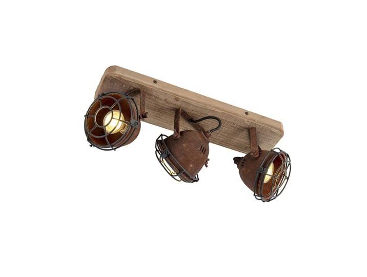 Spot intelligent marron rouille orientable avec 3 WiFi GU10 -