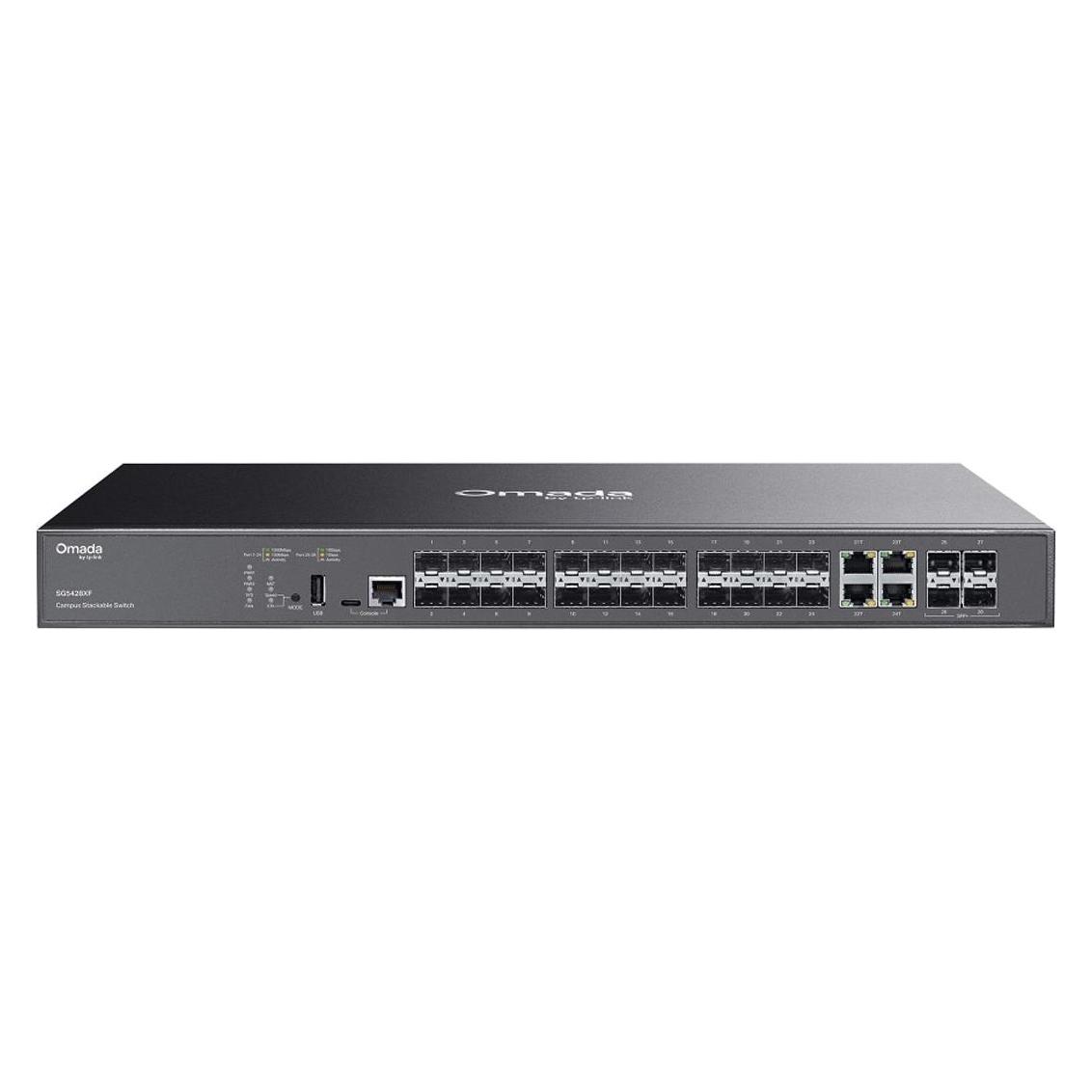TP-Link 24-PORT SFP L3 MANAGED SWITCH (28 Ports) (SG5428XF)