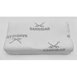 Nackenstützkissen SANSIBAR (BL 60x30 cm) - weiß - BL 60x30 cm