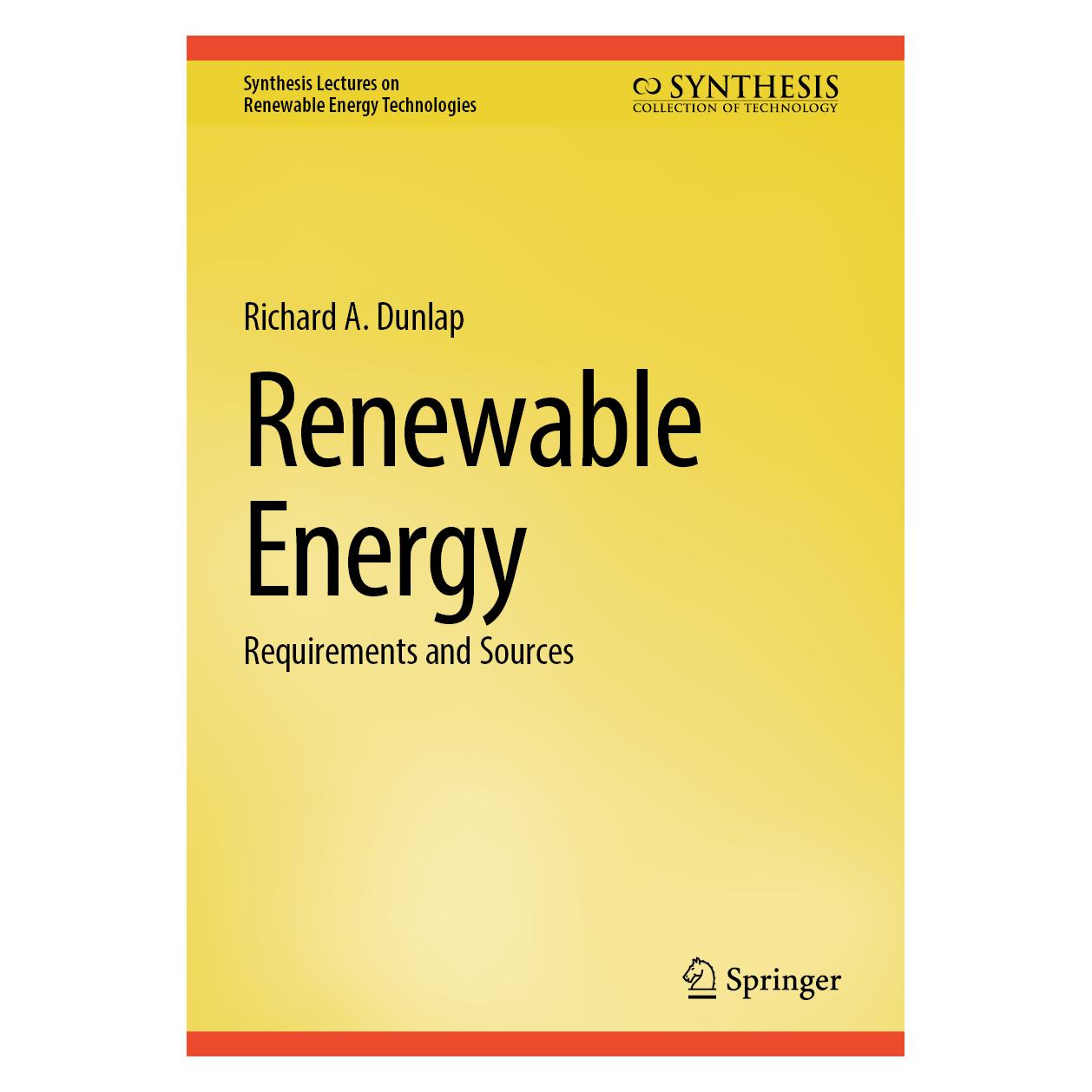Springer Renewable Energy (Englisch, Hardcover, Richard A. Dunlap) (9783031771842)