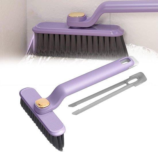 Benza Ibenzoa Multifunctionele reinigingsborstelset met dispenser en V-vormige borstel voor keuken, badkamer en auto