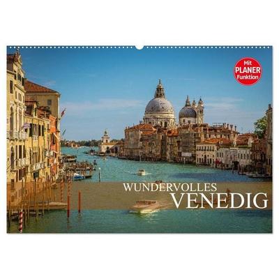 Wundervolles Venedig (Wandkalender 2027 DIN A2 quer), CALVENDO Monatskalender