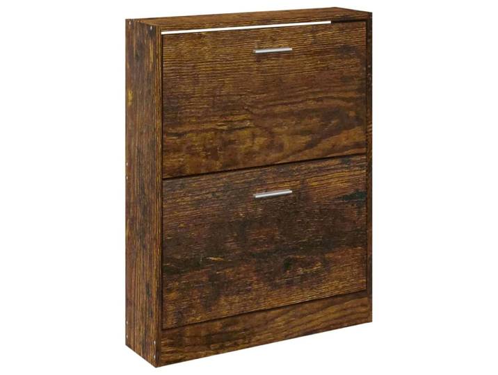 Armoire à chaussures range 59 x 17 x 81 cm bois marron