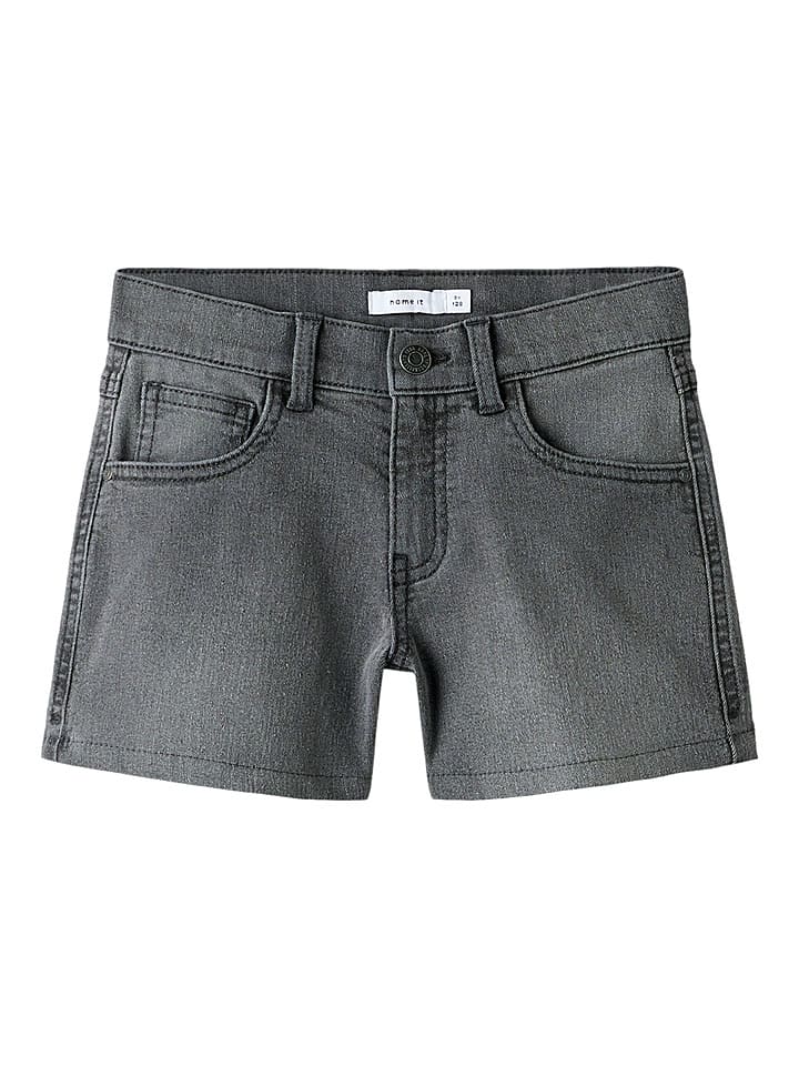 name it Jeans-Shorts "Rose" in Grau - 122